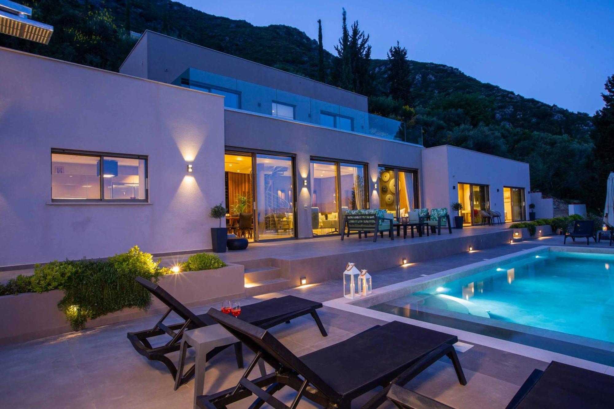 Villa Ino Lefkas Nydri  Buitenkant foto