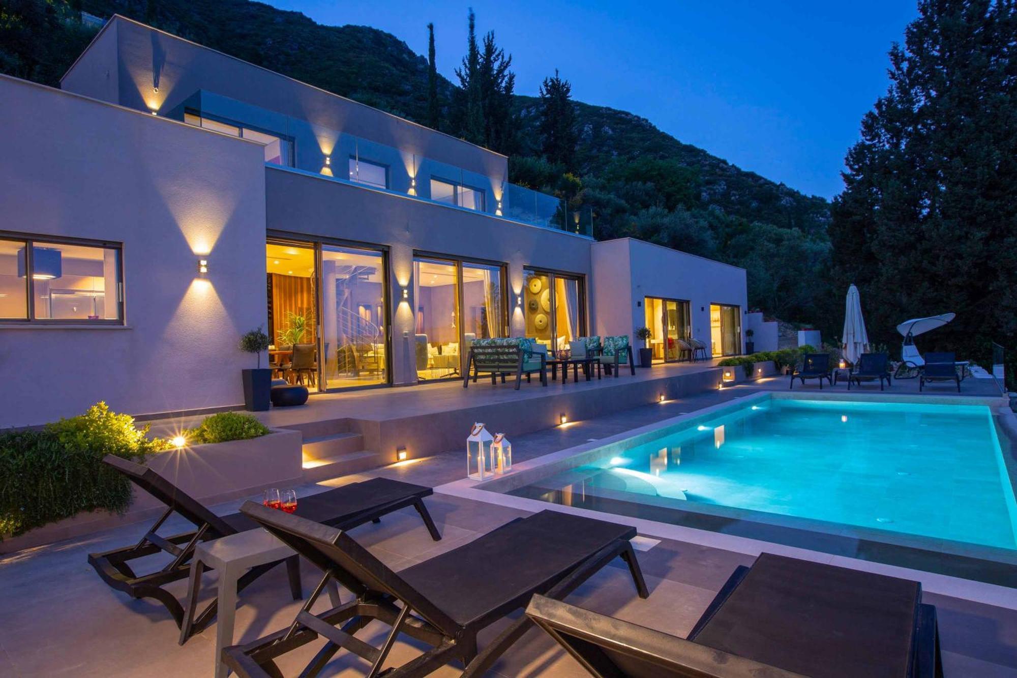 Villa Ino Lefkas Nydri  Buitenkant foto